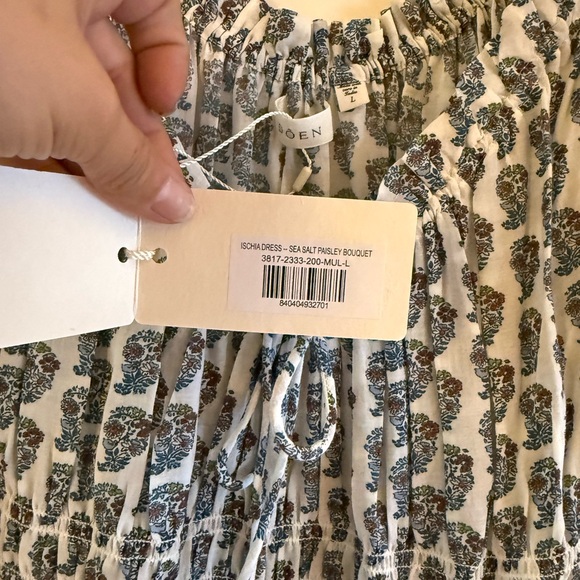 Doen Ischia Dress in Sea Salt Paisley - Picture 5 of 7